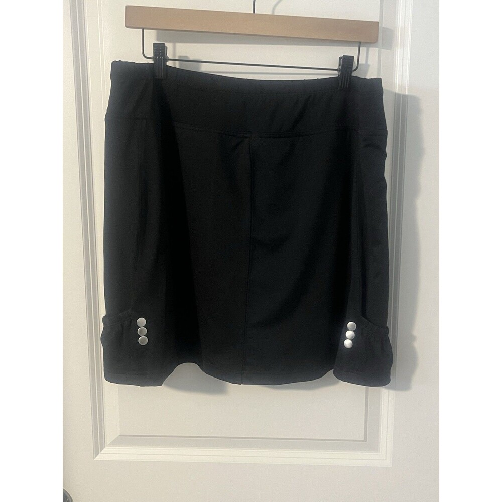 EUC Emerald 18 Womens Golf Skort with Pockets Black - Size Large